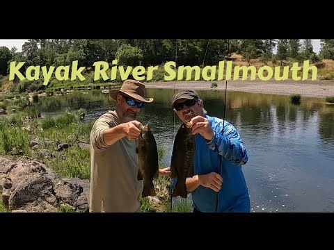 RiIVER KAYAK FISHING SMALLMOUTH BASS ON OREGON'S UMPQUA RIVER