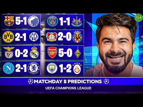 GIVEAWAY!! | My Champions League MD8 Predictions!