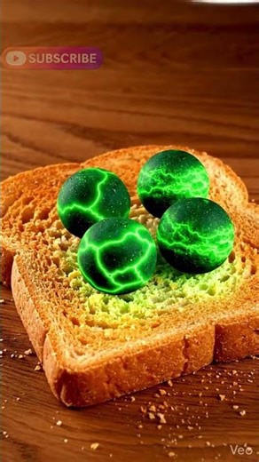 Spreading a Green Alien Planet on Toast 👽🟢🍞 #oddlysatisfying #shorts #viral
