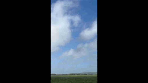 Spitfire spotted flying low over Welsh airport marking aircraft's 90th anniversary