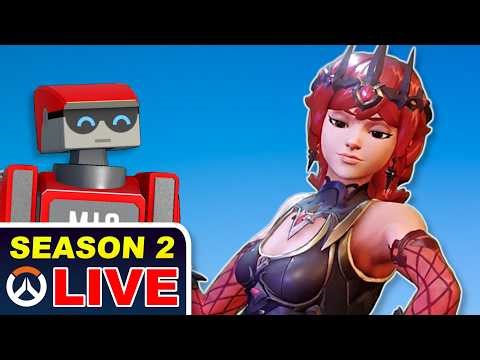 🔴Overwatch Season 2 LIVE! - New Hero, Skins, Battle Pass, & MORE!