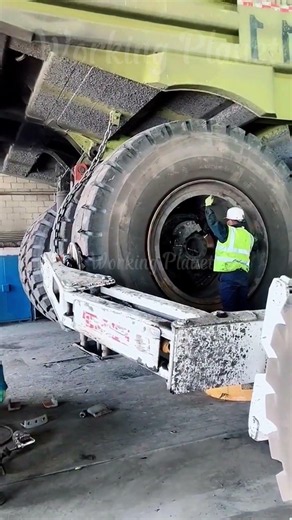 INSANE Process Of REMOVING Monster Mining Tires 🤯