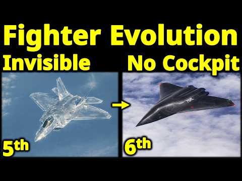 Fighter Jet Evolution | 5th & 6th Gen Fighter Jets | Iran–USA & Israel