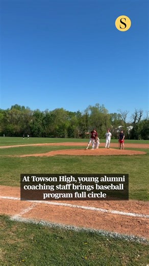 Towson High baseball is led by a coaching staff made up almost entirely of alumni — head coach Nick Testoni alongside assistants Doyle McNew and Jack Bayne. Tyler Campbell, a 2018 graduate of Loyola Blakefield, rounds out a group of 25-year-olds — McNew, at 23, the youngest — now back to guide the next generation.“We’re not that far removed from where they are,” Bayne said. “That helps us connect with them in a different way.” Read more: https://t.co/uQfc3UHT7H🎥: Michael Howes, @baltimoresun