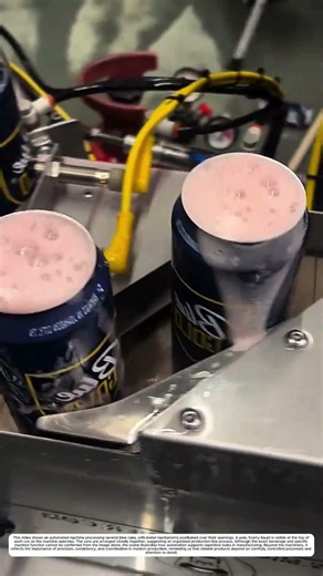 Filling Machine: How Foamy Liquid Enters Each Can 
