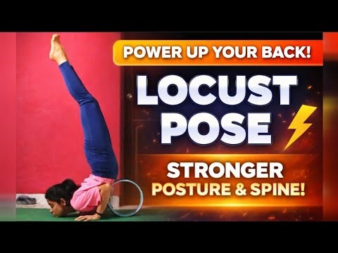 How to Do Salabhasana (Locust Pose) – Beginners Yoga Guide for Back Strength