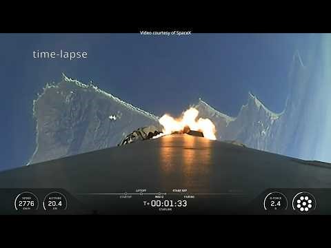 SpaceX Starlink 373 launch and Falcon 9 first stage landing, 26 March 2026