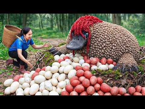 Harvest ALIEN Duck Eggs & Go to Market Sell | Build New House for the Terrifying Creature
