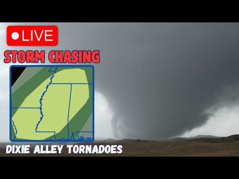 DEEP SOUTH TORNADO THREAT: LIVE STORM CHASER