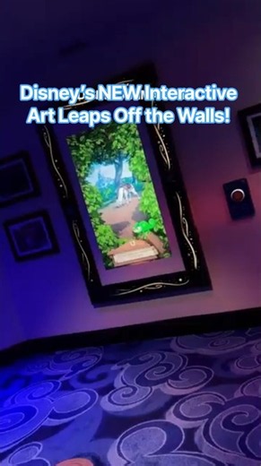 Disney’s NEW Interactive Art Leaps Off the Walls!