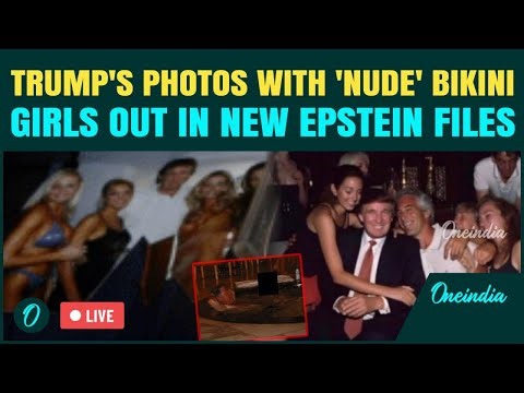 Epstein Files LIVE: Disturbing Images of Trump and Clinton With ‘Bikini Girls’ Out After Release