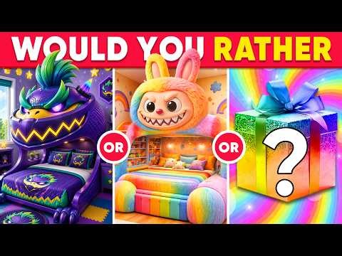 Would You Rather...? MYSTERY GIFT Edition 🎁😍 Quiz Dino
