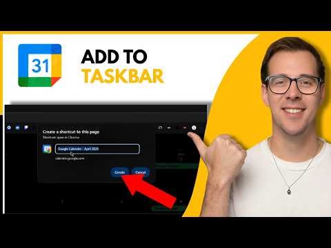 How To Add Google Calendar To Taskbar (Step By Step)