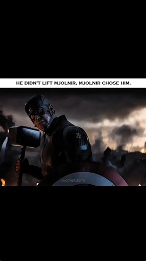 Chosen by worthiness | #marvel #captainamerica #avengersendgame #mjolnir #shorts