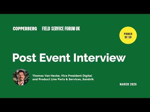 Post event interview with Thomas Van Hecke, Sandvik