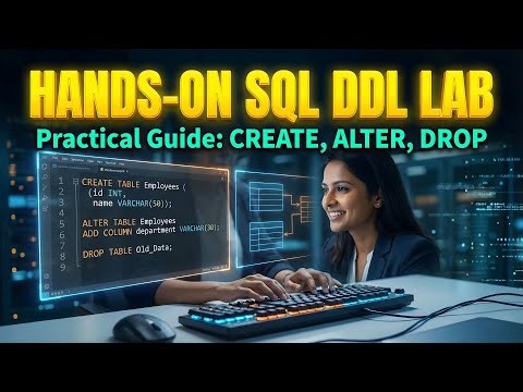 Hands-On SQL DDL: From Creating Tables to Permanent Deletion