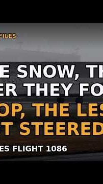 On the Snow, the Harder They Fought to Stop, the Less the Jet Steered | Delta Air Lines Flight 1086