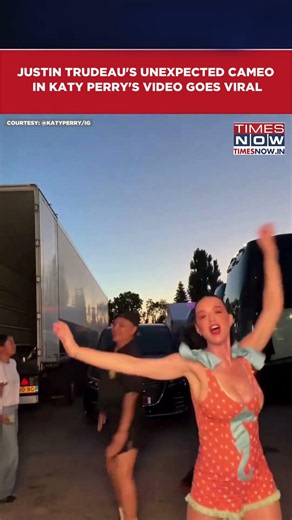 Former Canadian PM Justin Trudeau's Unexpected Cameo In Katy Perry's Video Goes Viral #shorts