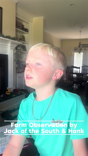 Farm life is the BEST life. 🤎🚜 Jack and Hank can spend all day standing at the window watching the farm equipment come and go, watching Daddy work, and keeping up with everything happening around the farm. 🥹❤️ Jack talking about what they’re seeing and pointing out that he sees Papa in the shop just makes my heart melt. 🥰 Who needs television when you’ve got tractors, combines, trucks, and a whole farm full of action right outside your window? 😂🚜 There’s just something so special about rai