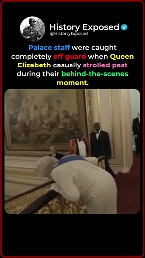 When Queen Elizabeth Surprised Palace Staff 👀👑
