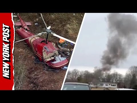 Helicopter Falls From Sky After Midair Collision