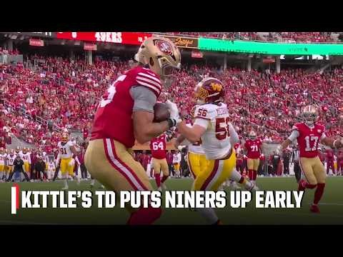 Brock Purdy finds George Kittle WIDE OPEN for early 49ers TD | NFL on ESPN