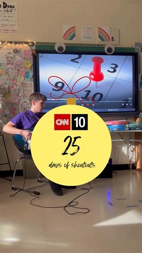 CNN 10 on Instagram: "This one really struck a chord! 🎸Today’s #25DaysofShoutouts goes to Ms.Tarr’s 8th grade class and aspiring musician Jaxon at Sanford Middle School in Maine!"