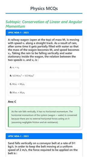 Conservation of Linear and Angular Momentum