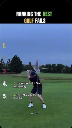 Ranking The BEST Golf Fails⛳️