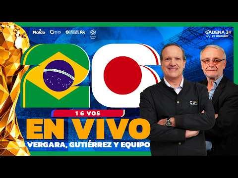 🔴 BRASIL 🇧🇷 vs JAPÓN 🇯🇵 | 16 AVOS DE FINAL | MUNDIAL 2026 | Cadena 3 argentina