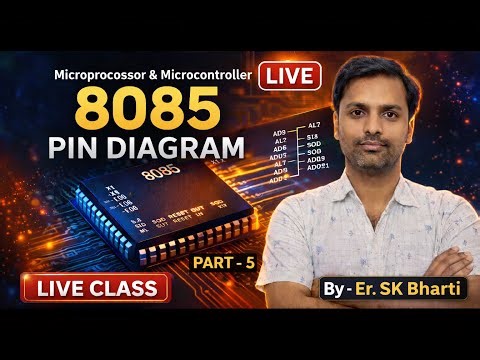 8085 Pin Diagram | Microprocessor & Microcontroller | Live Class Part-5| Diploma | SBTE Bihar