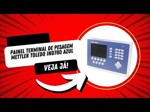 Painel Terminal de Pesagem Mettler Toledo IND780 – Azul