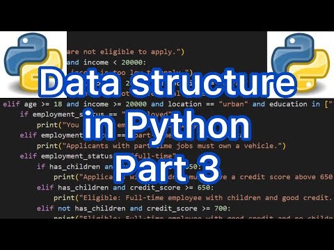 Python Data Structure PART 3