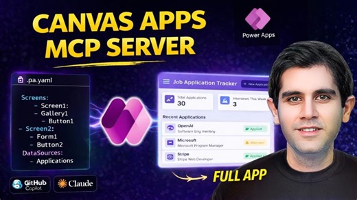 A New Way to Build Canvas Apps 🚀 (Power Apps MCP Server) | Marcin Roger LIB QFA EFA