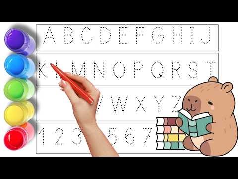 ABC Alphabet Video Chart - Learning The Letters and English Vocabulary for Preschool
