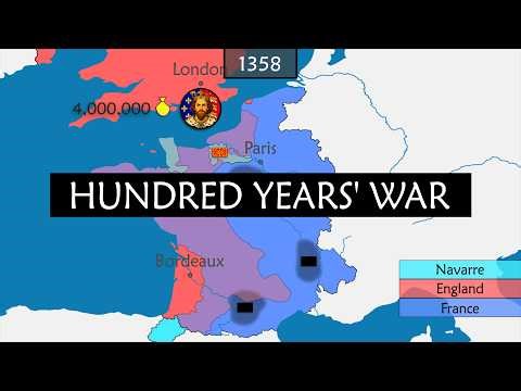 The Hundred Years’ War Explained on a Map