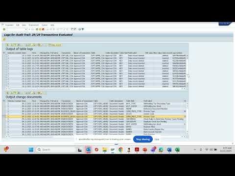 Audit Trail in SAP AUT10