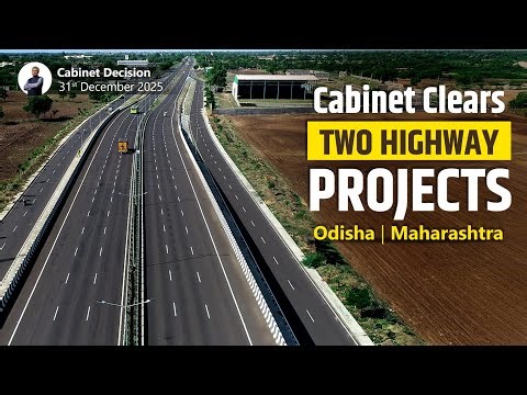 Cabinet approves major highway projects in Odisha & Maharashtra | NH-326 | Nashik–Solapur Corridor