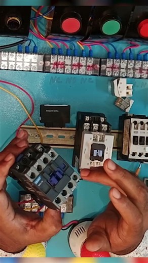 Magnetic contactor . #youtubeshorts #electrical #technology #tech