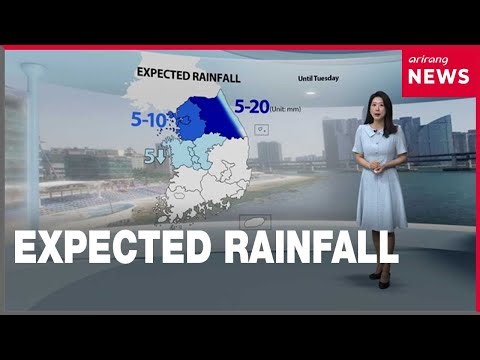 [Weather] Cooler turn for central Korea with rain tonight