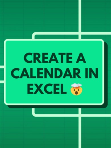 POV: your calendar updates itself and you suddenly become the organized one at work. Dynamic calendars = fewer mistakes, faster planning, less chaos. I teach how to build stuff like this (plus AI dashboards   automations) in my free Excel   AI class. DM me the word “PRO” and I’ll send you the link. #excel #productivity #automation #worklife #careertips
