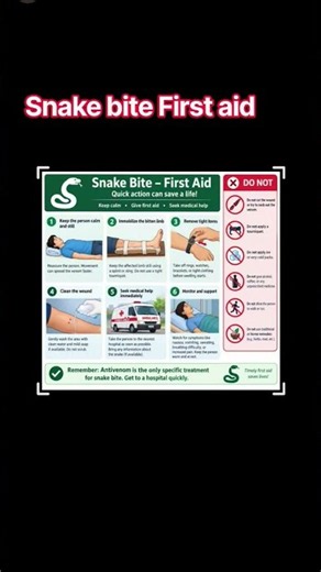 Snake bite First aid #shorts #firstaid #bscnursing