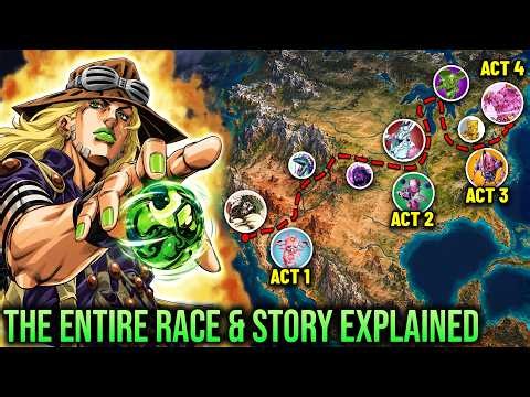 JOJO’s Part 7 NEW Universe & All 22 Stands Explained | The Entire RACE & Steel Ball Run Story!