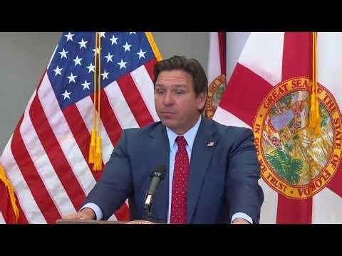 Watch Live: Florida Gov. Ron DeSantis hosts news conference in Miami