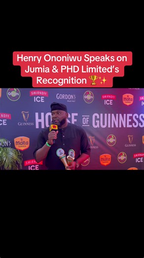 Henry Ononiwu shares his thoughts after accepting the recognition on behalf of Jumia and PHD Limited. 🎤🏆. #ASRA #jumia #arcon #trending #HipTV