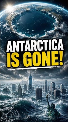 What Happens If Antarctica Disappears? 🧊 #climatechange #globalwarming