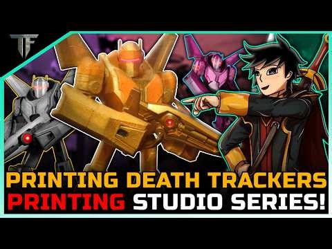 3D Printing & Painting An Army Of Studio Series Death Trackers! [Building Live]