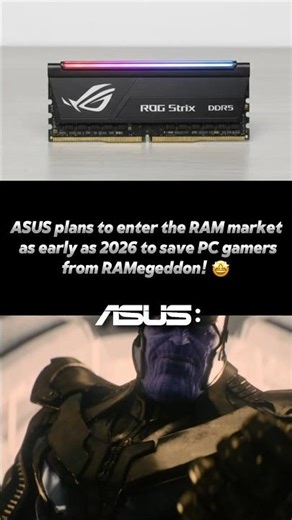 Asus is making RAM? 😱