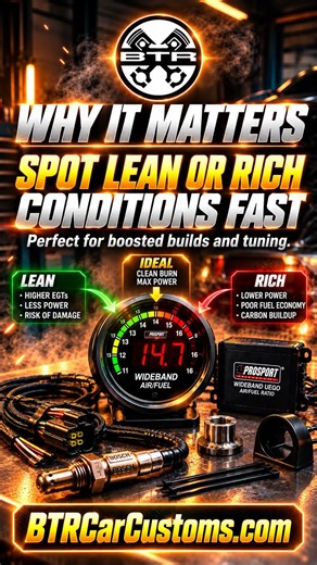 Boosted Car? Watch Your AFR | Prosport Wideband Kit #Shorts
