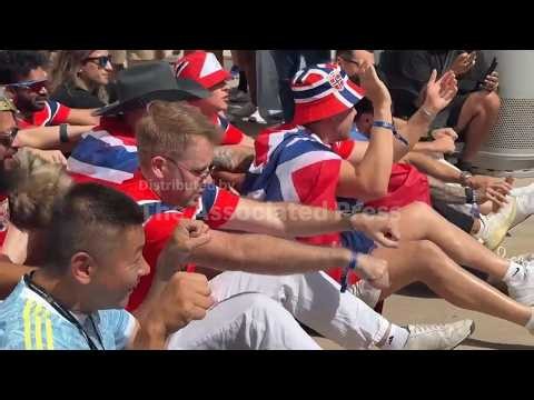 Haaland scores deciding goal as Norway wins its 1st World Cup knockout game, beating Ivory Coast 2-1